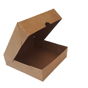 10 Caixa 16 Brigadeiros kraft Tampa Articulada