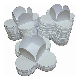 1000 Forminha para Doce Branca 3,3 cm