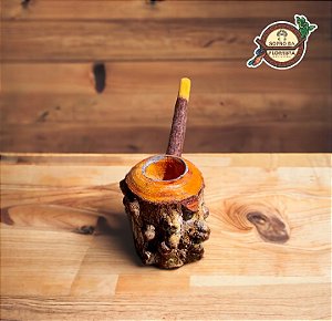 Cachimbo De Angico Xamânico Artesanal