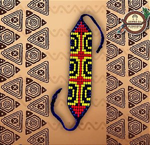 Pulseira de Miçangas Xamânica – Série Grafismos
