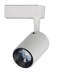 SPOT PARA TRILHO LED 07W BRANCO - DELLIS - BRANCO FRIO - BIVOLT