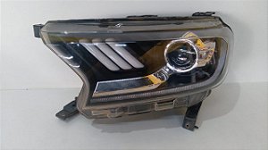 Farol Dianteiro Esquerdo Ford Ranger Mustang 2017 a 2022