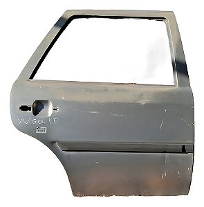 Porta Traseira Direita Vw Gol G3 1999 Traseira Direito Prateado
