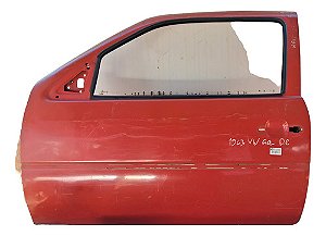 Porta Dianteira Esquerda Vw Gol G2 1994 A 1999 Dianteira Esquerdo Vermelho