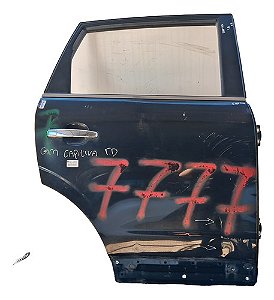 Porta Traseira Direita Gm Captiva 2008 2009 A 2014 Detalhe Traseira Direito Preto