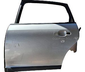 Porta Traseira Esquerda Citroen C4 Pallas 2007 2008/13 Detalhe Traseira Esquerdo Prata