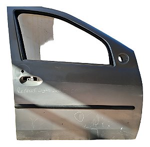 Porta Dianteira Direita Renault Logan 2008 2009 A 13 Detalhe Dianteira Direita Prata
