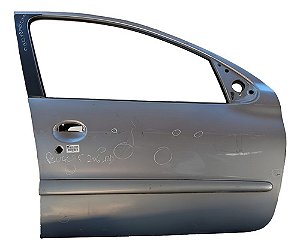 Porta Dianteira Direita Peugeot 206 2001 2002 A 2008 Detalhe Dianteira Direito Prata