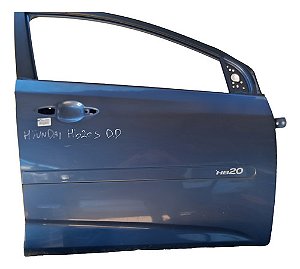 Porta Dianteira Direita Hyundai Hb20 2012 2013 A 2019 Dianteira Direita Azul