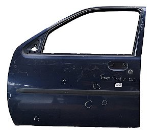 Porta Dianteira Esquerda Ford Fiesta 1996 A 2005 Detalhe Esquerdo Preto