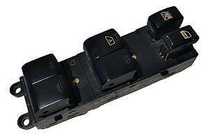 Botão Comando Vidro Elétrico Nissan Frontier 2005 A 2011 Preto