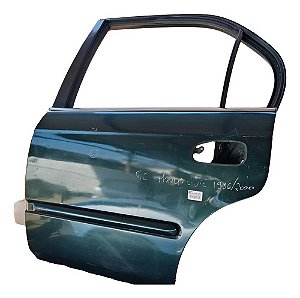 Porta Traseira Esquerda Honda Civic 1996 A 2000  Detalhe Esquerdo Verde