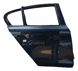 Porta Traseira Direita Bmw 120i 2008 A 2012 Detalhe Direito Preto