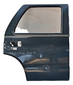 Porta Traseira Direita Gm Blazer 1997 A 2000 Detalhes Direito Preto