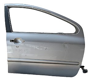 Porta Dianteira Direita Peugeot 307 2004 A 2012 Detalhe D Prateado