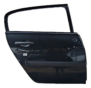 Porta Traseira Direita Renault Megane 2007 A 2013  Detalhe Direito Preto