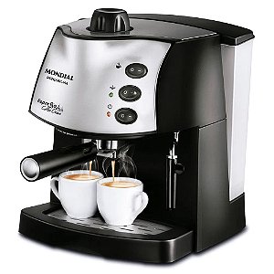 Cafeteira De CafÉ Espresso Coffee Cream, Mondial, Preto/Inox, 800w, 220v - C-08