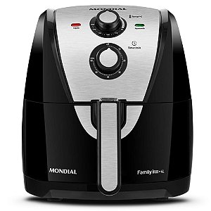 Fritadeira Air Fryer 4l Mondial Preto/Inox Afn-40-Bi 127v