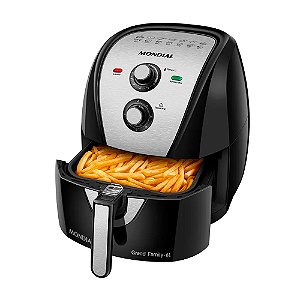 Fritadeira Sem ÓLeo Air Fryer 6l Afn-60-Bi Preto 127v