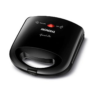Grill E Sanduicheira Pratic Sn-01 750w Preto 127v