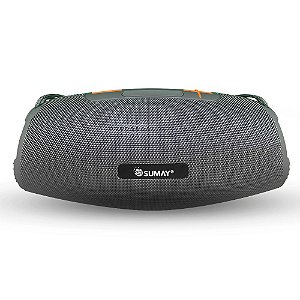 Caixa de Som Sumay Moonbox Cinza 60w