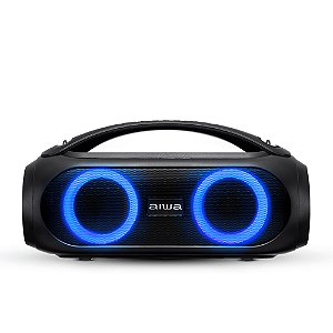 Caixa De Som Boombox Aiwa Aws-Bbs-02 50w Bt 4h Ipx5 Rgb Usb