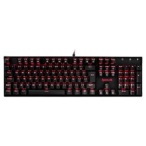 Teclado Mecanico Gamer Mitra Single Color Pto Switch Vermelho K551-1 Abnt2