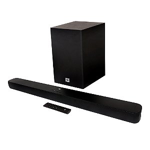 Soundbar Com Subwoofer Jbl Cinema Sb180 2.1 Ch Black - Bivolt