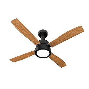 Ventilador Venti-delta Vintage Led 4 Ppm Pto C3v - 220v
