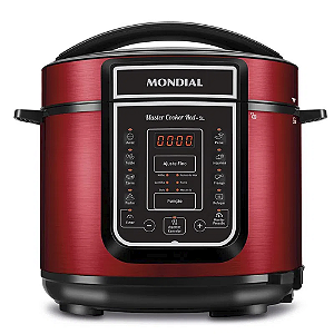 Panela De PressÃO Mondial Pe-39 Vermelha 127v