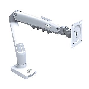 Suporte Articulado de Mesa com Pistão a Gás para Monitores de 17' a 35' Branco - F80w Elg