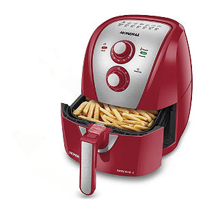 Fritadeira A Ar Mondial Family Inox Red Afn-40-Ri - 127v