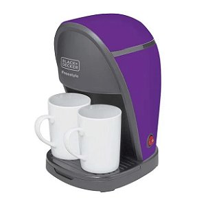 Cafeteira Elétrica Black + Decker Freestyle 450w 127v Preto/roxo - Cm02-br
