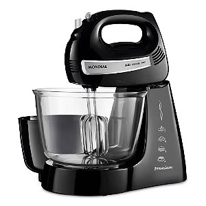 Batedeira Bella Massa B-23 Np 500w Preto/Inox 127v