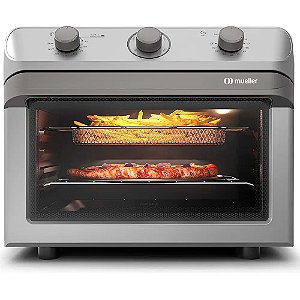 Fritadeira ElÉTrica Sem ÓLeo Fryer Air Forno Mueller 35 Litros Prata Mfb35g 220v