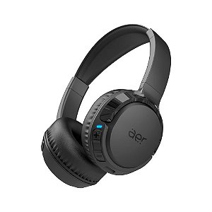 Fones De Ouvido On-Ear 52 Horas De Reprodução Preto Aerjoy