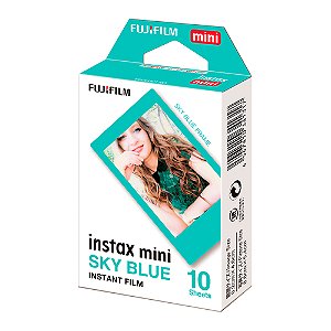 Filme Instax Mini Sky Blue 10 Fotos