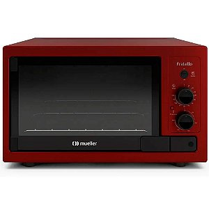 Forno ElÉTrico De Bancada Mueller Fratello Vermelho 44 Litros 220v