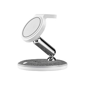 Carregador De Mesa 3 Em 1 Por InduÇÃO