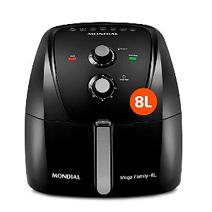 Fritadeira Sem ÓLeo Air Fryer 8l 1900w Afn-80-Fb Preto 127v