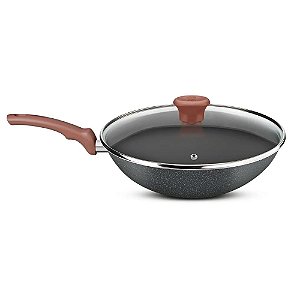 Wok 28 Arno Bege com Efeito Rochedo Natural Stone