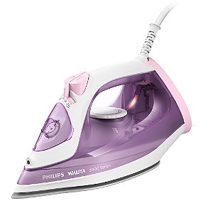 Ferro a Vapor Philips Walita Série 3000 Rosa 127v 1400w