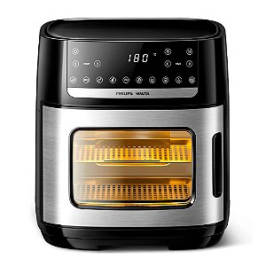 Air Fryer Forno Ai551/09 Oven Painel Digital 12l 1600w Inox 127v