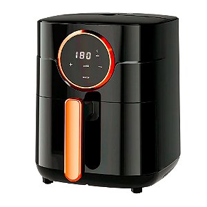 Fritadeira Elétrica Touch 4l Tridimensional 360 Preta 127v