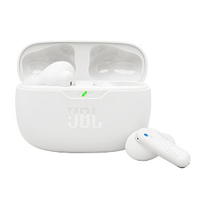 Fone de Ouvido Jbl Wave Beam 2 Bluetooth sem Fio Branco