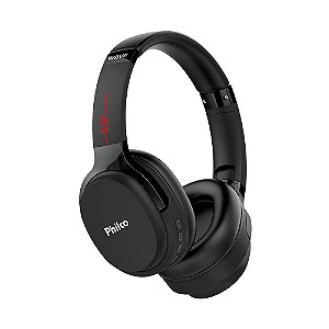 Fone de Ouvido Headphone Bluetooth Philco Wave Pfo01btp Preto