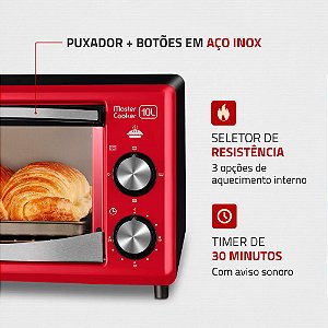 Forno ElÉTrico Mondial Fr-20 Vermelho 127v
