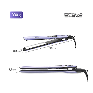 Prancha Mondial Space Shine Mondial Lilás Bivolt P-26