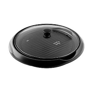 Panela Grill Britânia Top Grill Bpe01 127v Preto 1200w 220v