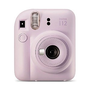 Kit Camera Instax Mini 12 com Pack 10 Fotos Bolsa Lilas Me